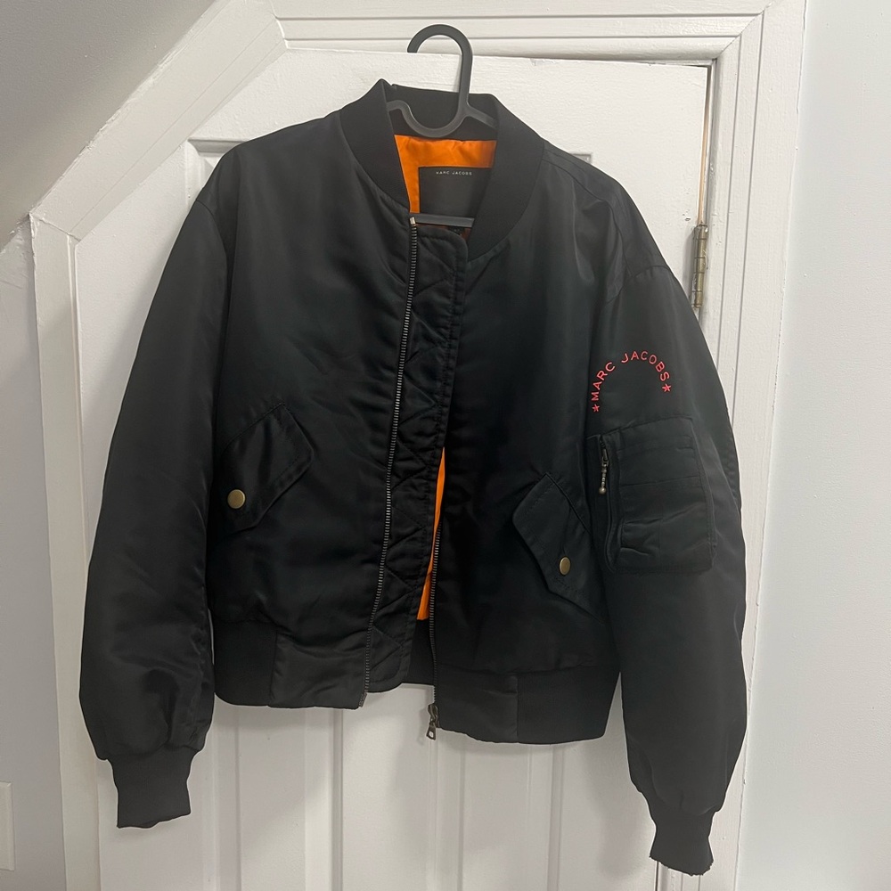 Marc Jacobs Black Bomber Jacket